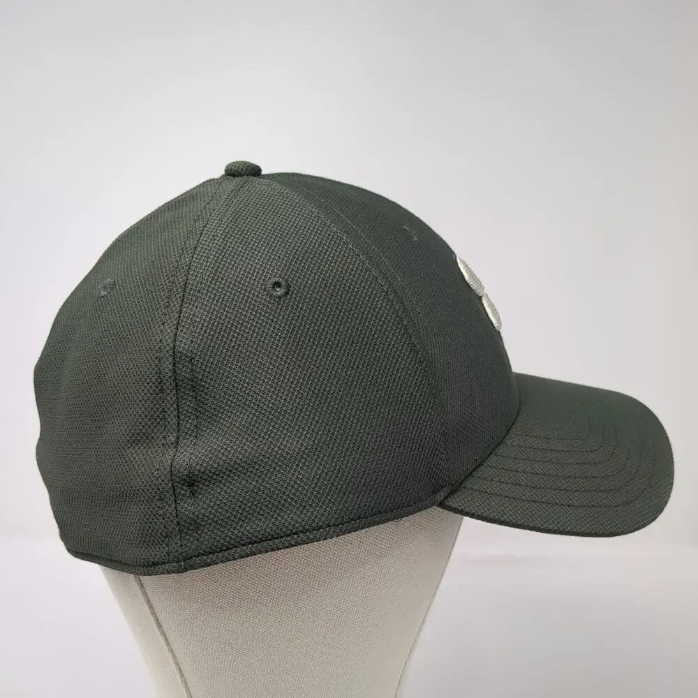 Under Armour Baseball Cap Green XL Embroidered Logo Stretch Fit Athletic hat